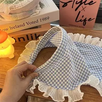 Кружевной обруч для волос Треугольный шарф Косынка для волос Повязка на голову в стиле «Богемия»