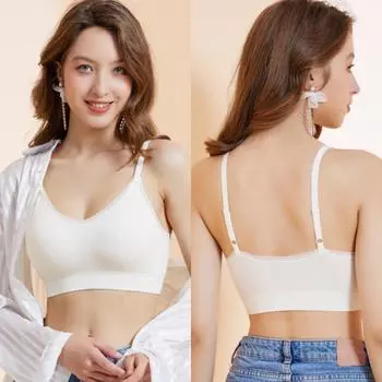 Кружевной топ-труба с фиксированными чашками для девочек: Предотвращает обнажение, подчеркивает спину и уменьшает размер груди. Average size 80-140 catties оранжевый