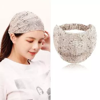 Кружевные эластичные повязки на голову для женщин, девушек, головной убор, модные широкие резинки для волос, женский тюрбан для умывания, занятий спортом, аксессуары для волос