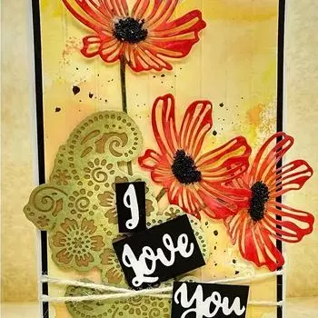 Кружевные маки лотоса металлические трафареты для DIY Скрапбукинг альбом штамп тиснение бумажных карт