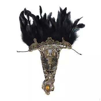 Кружевные перчатки без пальцев, перьевые манжеты на запястьях, модные женские