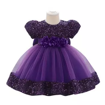 Кружевные платья для маленьких девочек, свадебные вечерние бальные платья с короткими рукавами, элегантные церемониальные костюмы с вышивкой, платье принцессы для дня рождения 70 розовый