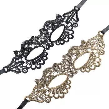 Кружевные танцевальные маски, ажурная полумаска для лица, королева, косплей, выпускной, реквизит, костюм чёрный