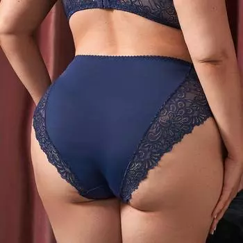 Кружевные трусики со средней талией больших размеров, женские трусы большого размера, нижнее белье, женское нижнее белье ML XL 2XL 3XL 4XL 4XL белый