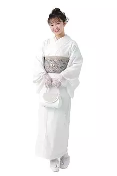 Кружево Single Free Dot Белый [Tayutaf] Кимоно, Товар, Сшитый на заказ, Женский, Рукав, Выкройка,