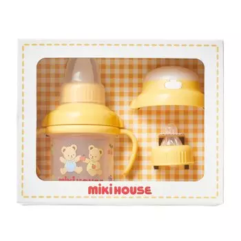 Кружка 3 шт. Детская детская обучающая соломинка для детей белая [MIKI HOUSE] Набор, Набор, Подарок, Кружка, Кружка, Кружка, Мальчики, Девочки, Младенцы, Дети, Младенцы, 46-7153-682, белый