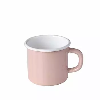 Кружка эмалированная Fuji 7 см серия Cotton, пепельно-розовая