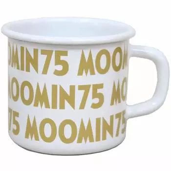 Кружка эмалированная Fuji Moomin 75th Anniversary Limited 7 см золото золотой