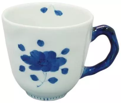 Кружка Arita Ware Ожидаемый пион (синий)