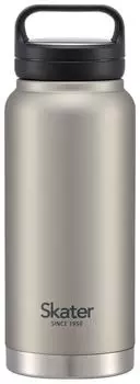 Кружка-бутылка Skater из нержавеющей стали 800 мл с винтовой ручкой, серебристая, термальная/холодная STSC8-A
