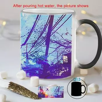 Кружка Cartoon Parkour Magic Mug BSKT-233 Coffee Cup Sublimation Tumblers Original Cups Ceramic Coffee Cups Wholesale Color Change Mug 301-400ml