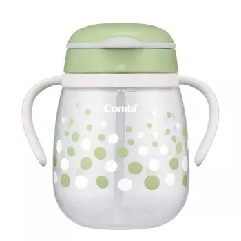 Кружка COMBI Raku с трубочкой, не протекает, 340 N, крем-сода