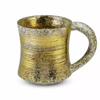 Кружка CtoC JAPAN Multi xx 350cc Miyabibrush Toetsu Kiln Arita Ware Сделано в Японии 12,2 х 8,5 х 9,4 см (Золото)