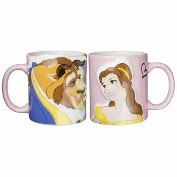 Кружка Disney and the Belle Beast Kiss Pair 300 мл SAN2519 Beauty Beast &