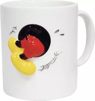 Кружка Disney Mickey Mouse 3D 330 мл (3D-происшествие) SAN2394-1 белый