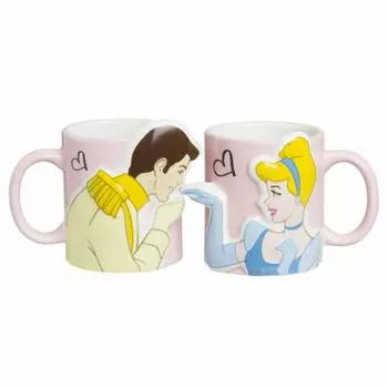 Кружка Disney Princess Cinderella Prince Charming Kiss Pair 300 мл SAN2474 Cinderella &