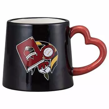 Кружка Disney SAN3426-1 Twisted Wonderland Heartlabule с ручкой для общежития, большая, 10,1 жидких унций (300 мл)