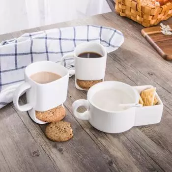 Кружка для фондю из шоколада, чашка для молока и кофе, подогреватель масла, керамическая чашка для фондю, сковорода для плавления шоколада, сыра и карамели A