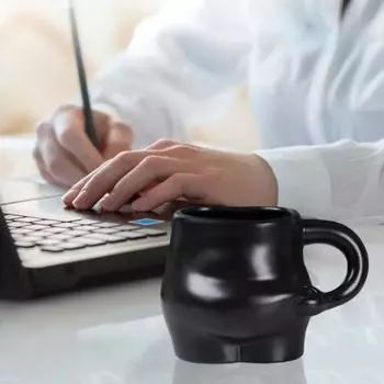 Кружка для кофе Fat Belly объемом 320 мл, симпатичная керамическая кружка, забавный чай ручной работы для завтрака