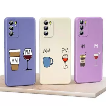 Кружка для кофе и пива для OPPO Reno 5K 5F 4F 4Z 4 6 5 3 2 2F 2Z Z Pro Plus Lite 5G жидкий силиконовый мягкий чехол для телефона Capa Reno 5G