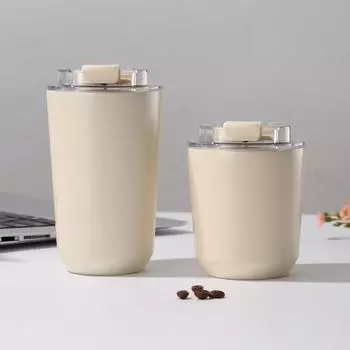 Кружка для кофе из нержавеющей стали 304, высококачественная, мини, простая, портативная, термоизолированная чашка 280ML чёрный