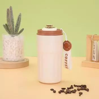 Кружка для кофе из нержавеющей стали 316 с интеллектуальным дисплеем температуры, уличная портативная термокружка с веревкой, подарочная кружка для студентов и пар 420ml