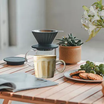 Кружка для кофе Ручная чашка для питья воды Винтажный дизайн Новинка Керамическая посуда Эспрессо Молоко для дома серый