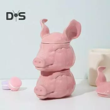 Кружка для кофе в виде свиньи, керамическая 3D-кружка для чая, забавная кружка для питья, подарки на Рождество, день рождения, новоселье для друга B