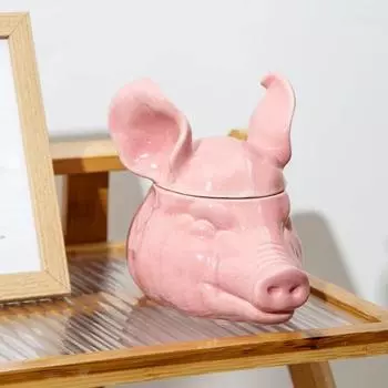 Кружка для кофе в виде свиньи, керамическая 3D-кружка для чая, забавная кружка для питья на Рождество, день рождения, новоселье B