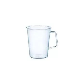 Кружка для латте KINTO CAST Cafe Latte Mug 430 мл, стеклянная, безопасная, 8436, термостойкая, подходит для микроволновой печи/посудомоечной машины синий