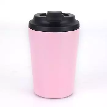 Кружка для молока 12 унций со шкалой 304 нержавеющая сталь двухслойная вакуумная кружка-термос портативная мини-кофейная кружка 12oz розовый
