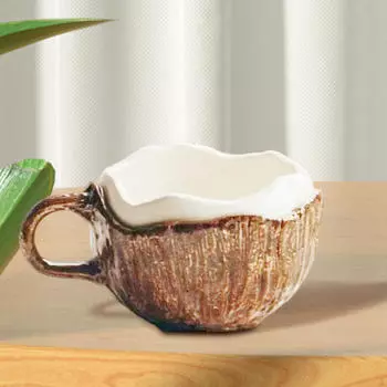 Кружка для молока, кофе, воды, чашка для взрослых, посуда для чая, керамическая фарфоровая