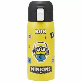 Кружка для питья из нержавеющей стали Skater Thermal/Cold Vacuum Double Structure, открывающаяся одним нажатием, 350 мл, Minions STOT3-A