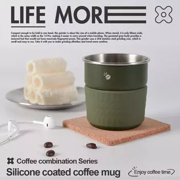 кружка для пива из нержавеющей стали с крышкой 300 мл кружка для кемпинга на открытом воздухе оптовая продажа изготовление на заказ чёрный