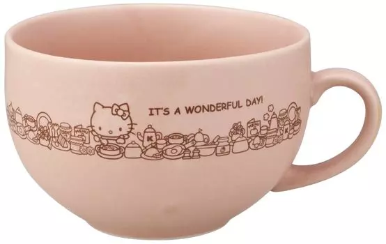Кружка для супа Skater Mino Ware 450 мл керамическая чашка для супа Hello Kitty Sanrio CHMG45-A