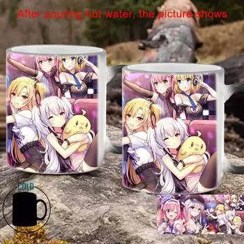 Кружка для вечеринки, меняющая цвет BSKT-172 чашки и кружки, керамическая чашка, посуда для напитков, забавные кофейные чашки, персонализированные подарки, бесплатная доставка 301-400ml