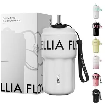 Кружка для воды GERM Coffee из нержавеющей стали 316 с прямым вакуумным охлаждением и кружкой из нержавеющей стали, стильный деловой стакан, бутылка, бутылка, чашка, сталь, 550 мл,