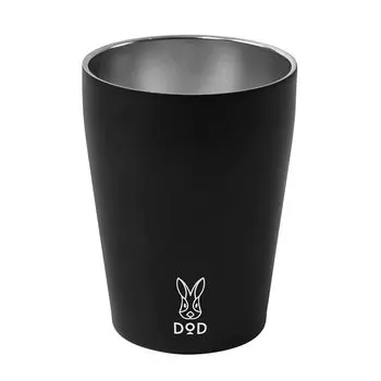 Кружка DOD Usamo из нержавеющей стали с вакуумной изоляцией для хранения кружек, удобная для переноски, компактный размер, черная см x В см, тепло/холод MG1-859-BK (Прибл.) 7.6 9.9 чёрный