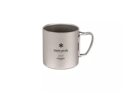 Кружка двойная титановая Snow Peak 450 (снежная вершина) МГ-153