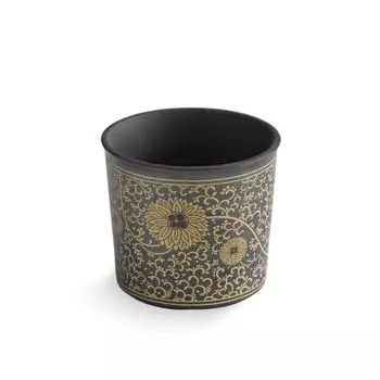 Кружка из фиолетовой глины «Золотой скрученный лотос» Керамический бытовой чайный сервиз для кунг-фу Персональная специальная мастер-чашка Большая чашка для колы