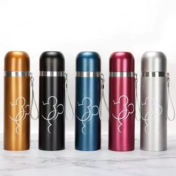 Кружка из нержавеющей стали 304, бизнес-офис, прямое уличное стекло для воды, рекламные подарочные чашки 500ml