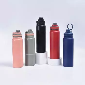 Кружка из нержавеющей стали 304, уличный портативный портативный спортивный чайник для отдыха, альпинизма, сопровождающая чашка для воды 600ml