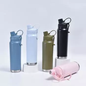 Кружка из нержавеющей стали 304, высокоценный вакуумный космический горшок, портативный спортивный чайник для альпинизма на открытом воздухе 600ml