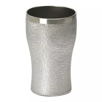 Кружка из нержавеющей стали кружка вакуумная двухслойная структура 390 мл светящийся серебристый приблизительно. ЛМС-2052Б серебряный