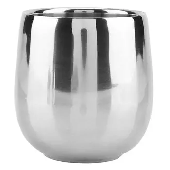 Кружка из нержавеющей стали с двойными стенками для воды, кофе, чая (Бочка 200мл)