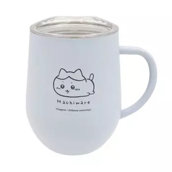 Кружка из нержавеющей стали с крышкой Chikawa от Marimocraft Hecha Hachiware