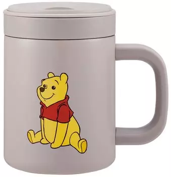 Кружка из нержавеющей стали Skater с термоизоляцией и внутренней чашкой, вакуумная изоляция, двойная структура, смешная мордашка Disney Winnie the Pooh STMG4NI