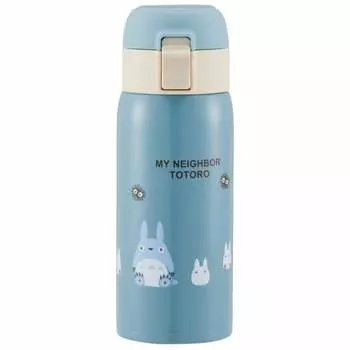 Кружка из нержавеющей стали Skater Thermal/Cold Vacuum Double Structure Direct Drinking Bottle One Touch Open 350 мл My Neighbor Totoro Ghibli STOT3-A