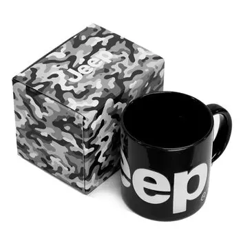 Кружка Jeep Coffee Cup Black Ceramic [JEEP Genuine] чёрный