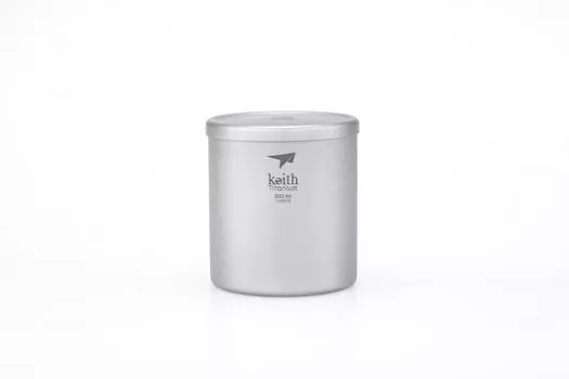 Кружка Keith Pure Titanium ti3302 с двухстенной крышкой FL OZ-10.1